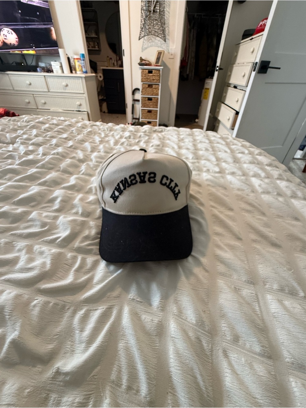 Classic Two-Tone Trucker Cap - Black & White